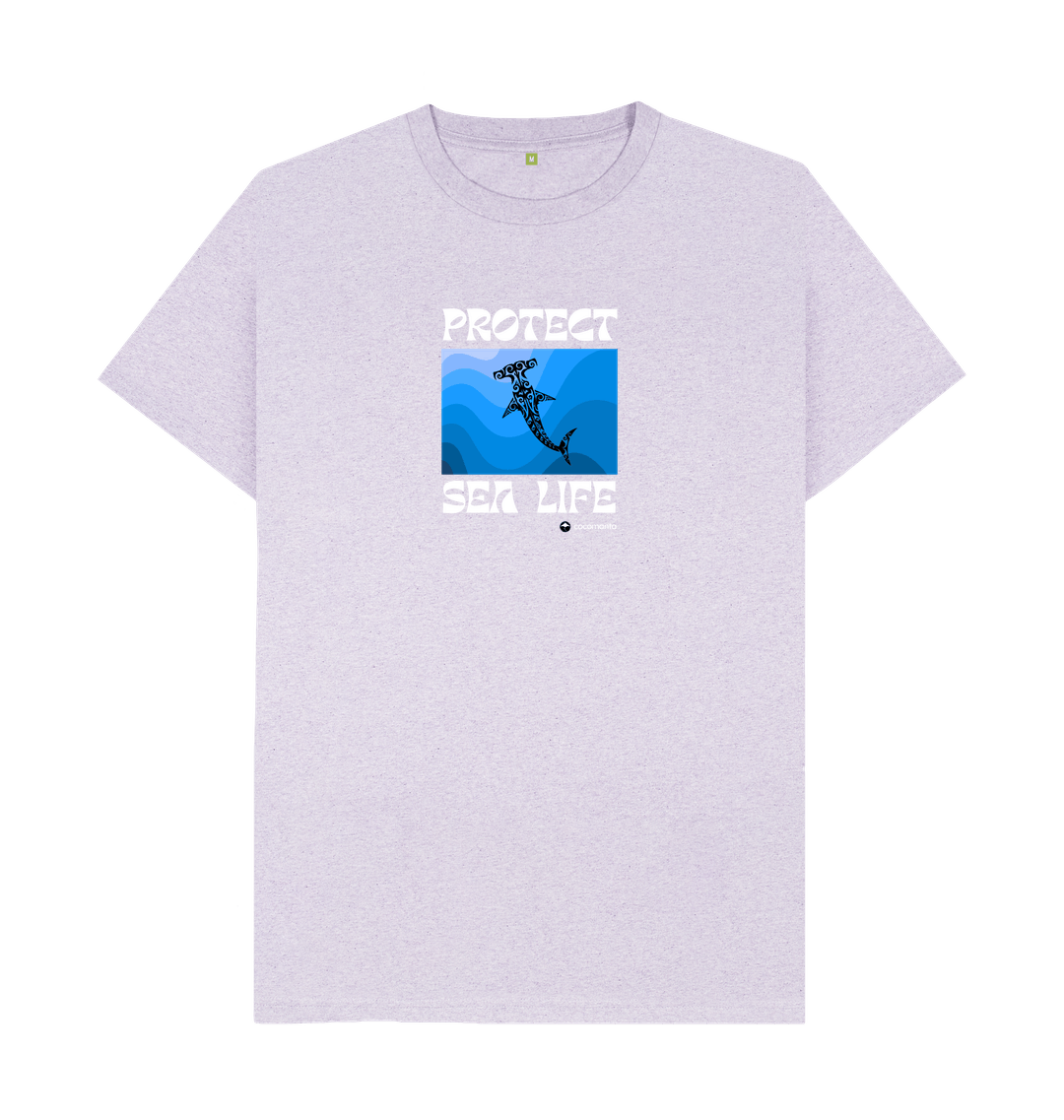 Light Purple Recycled Printed T-Shirt