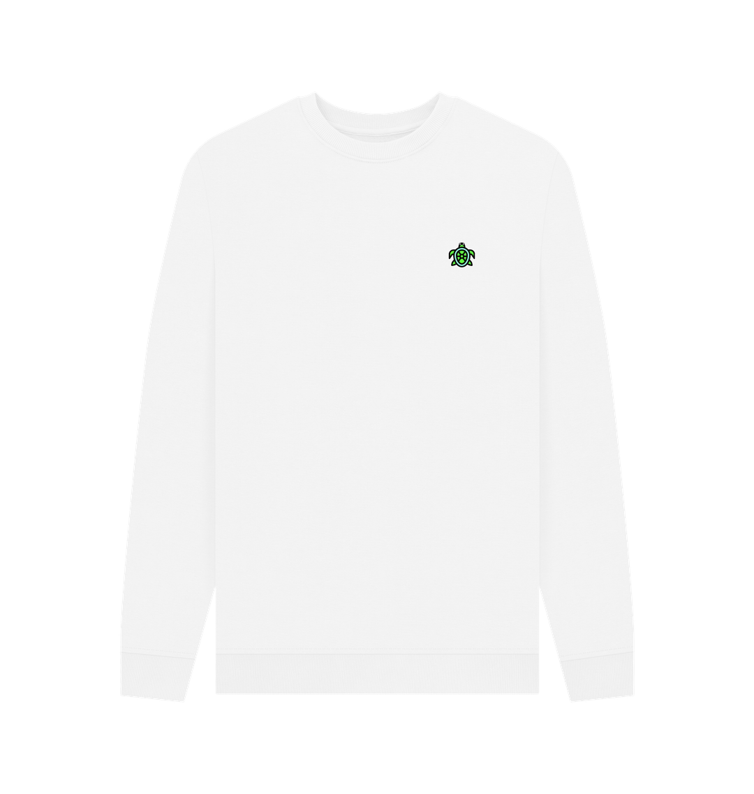 White Printed Sweater