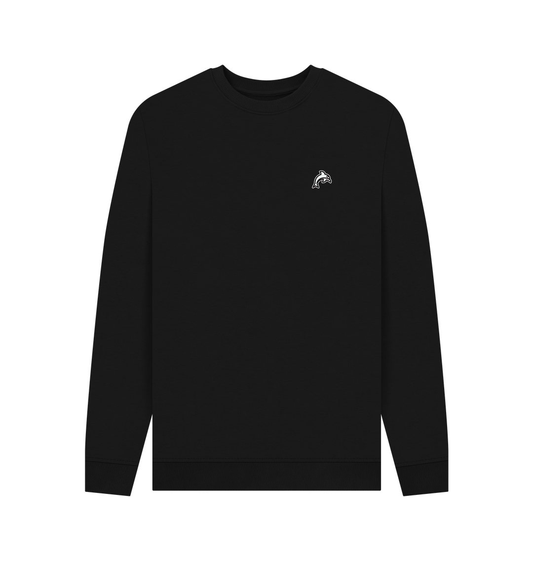 Black Printed Sweater