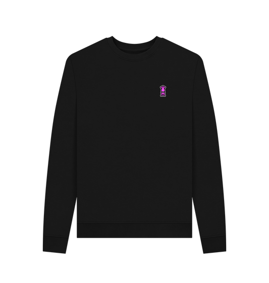 Black Printed Sweater