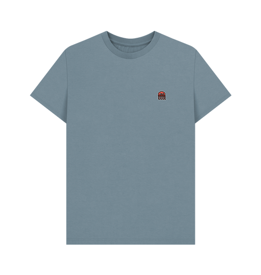 Stone Blue Printed T-shirt