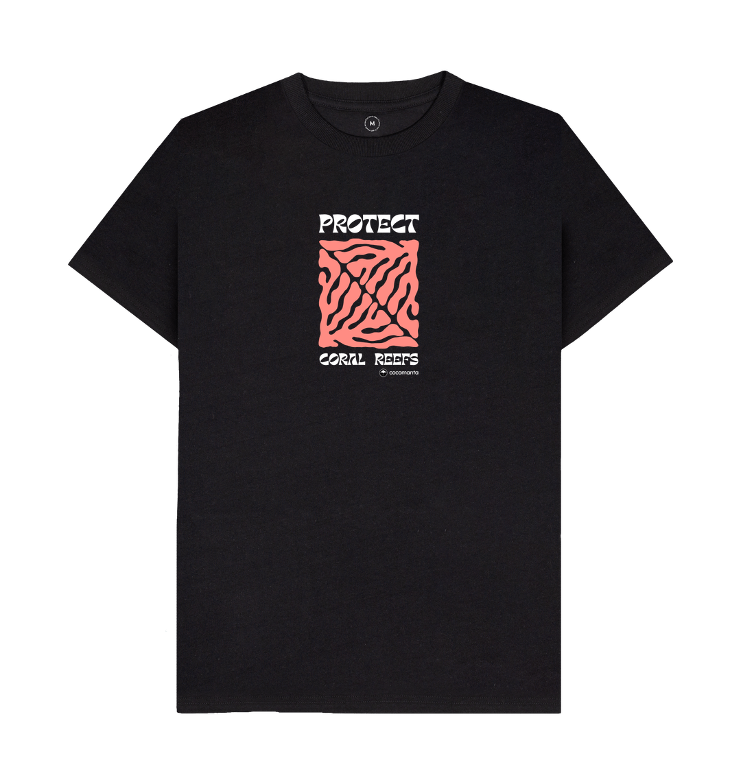 Black Recycled Printed T-Shirt