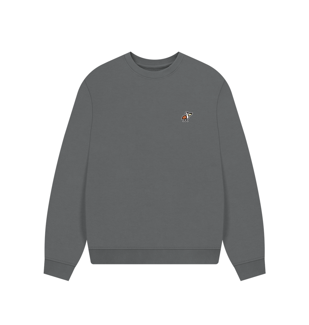 Slate Grey Printed Sweater