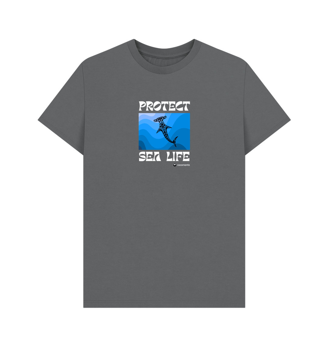 Slate Grey Printed T-shirt