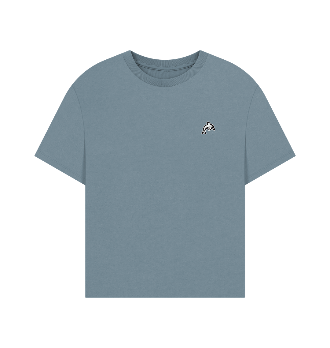 Stone Blue Printed T-shirt