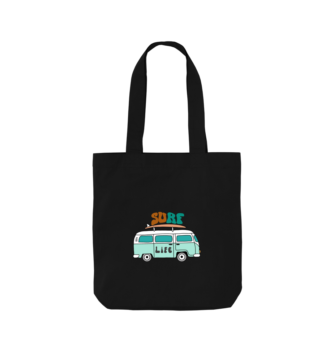Black Printed Bag
