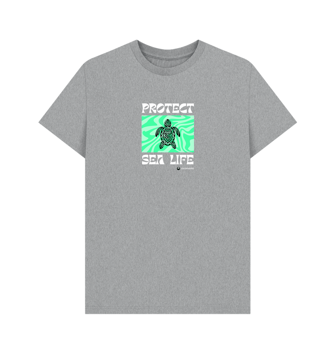 Athletic Grey Printed T-shirt