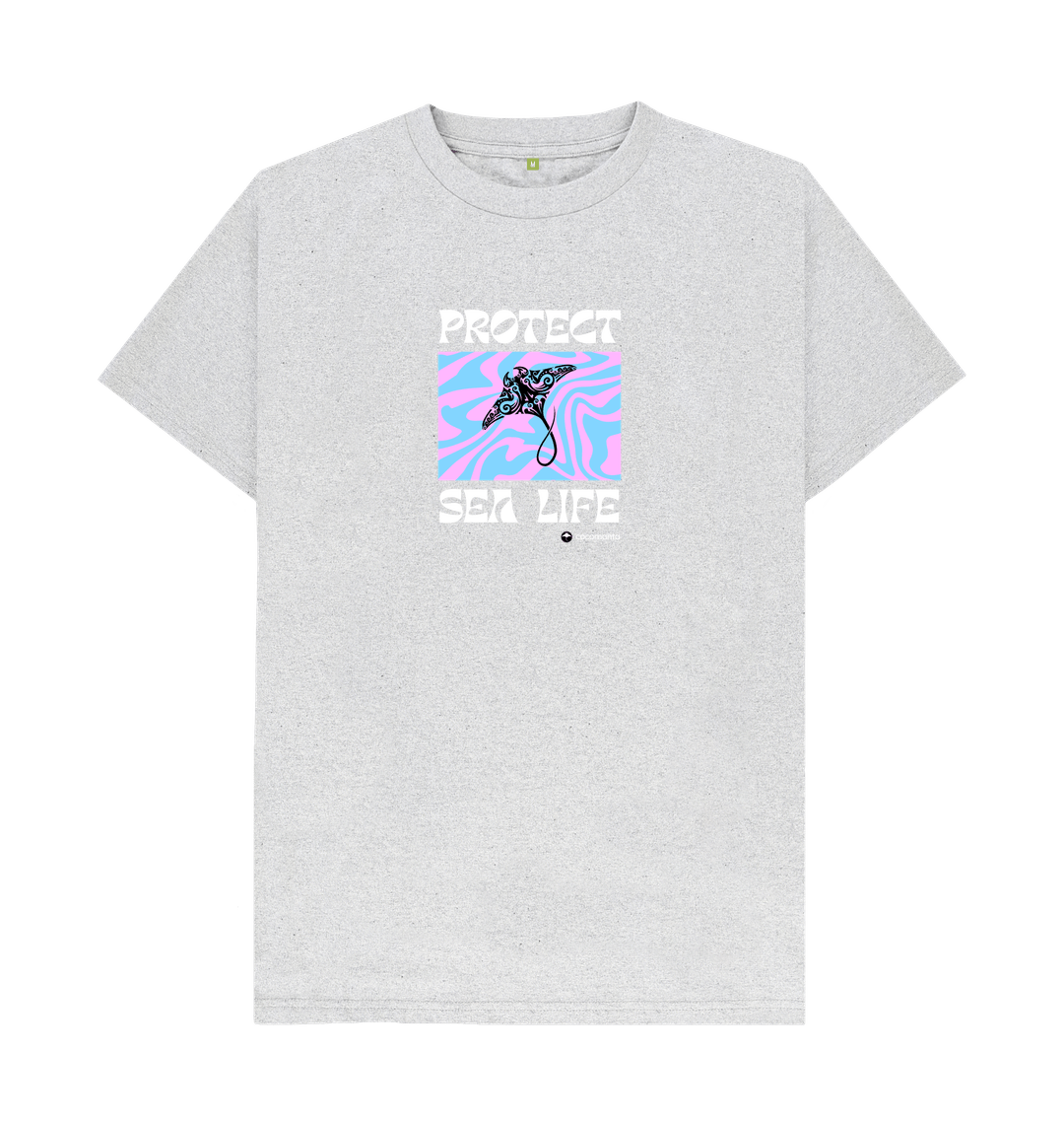Grey Recycled Printed T-Shirt
