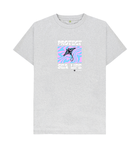 Grey Recycled Printed T-Shirt