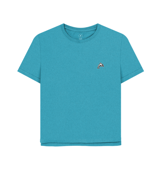 Ocean Blue Printed T-shirt