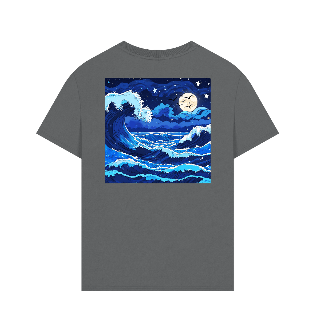 Slate Grey Printed T-shirt