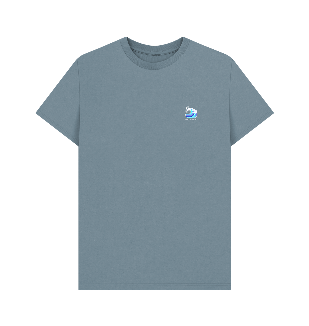 Stone Blue Printed T-shirt