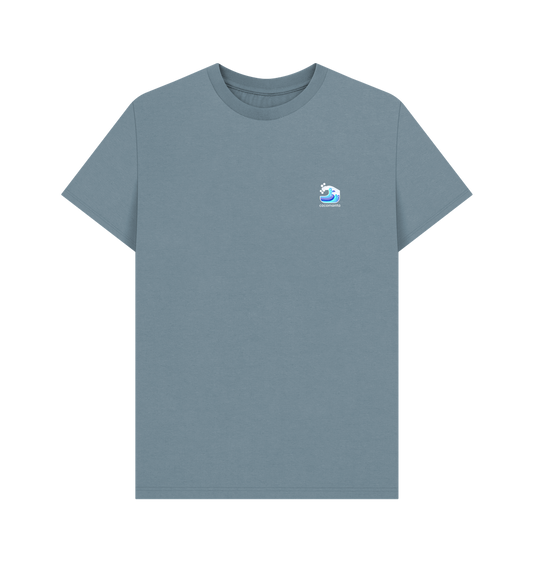 Stone Blue Printed T-shirt