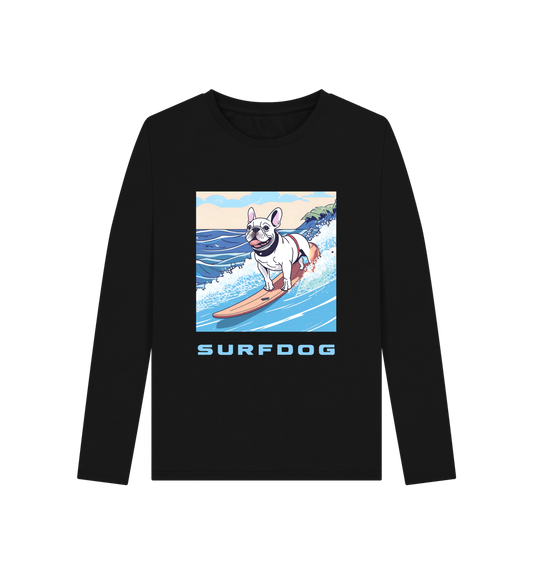 Black Printed Long Sleeve T Shirt