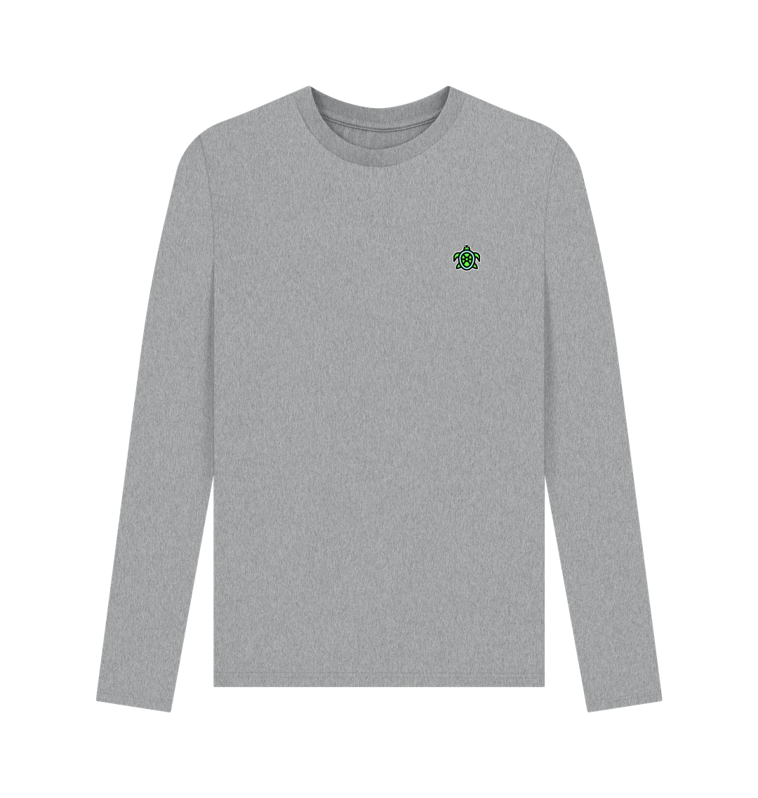 Athletic Grey Printed Long Sleeve T Shirt