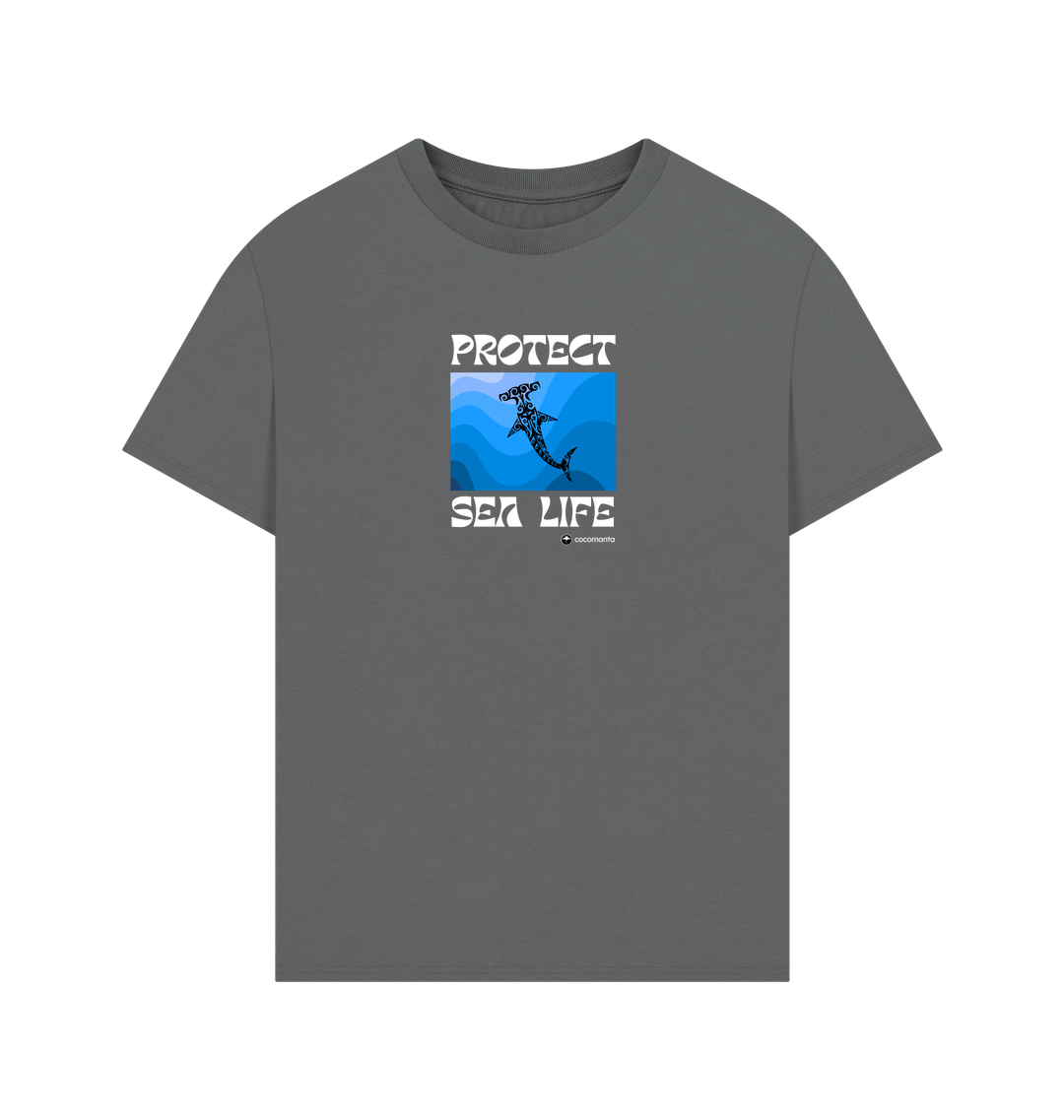 Slate Grey Printed T-shirt
