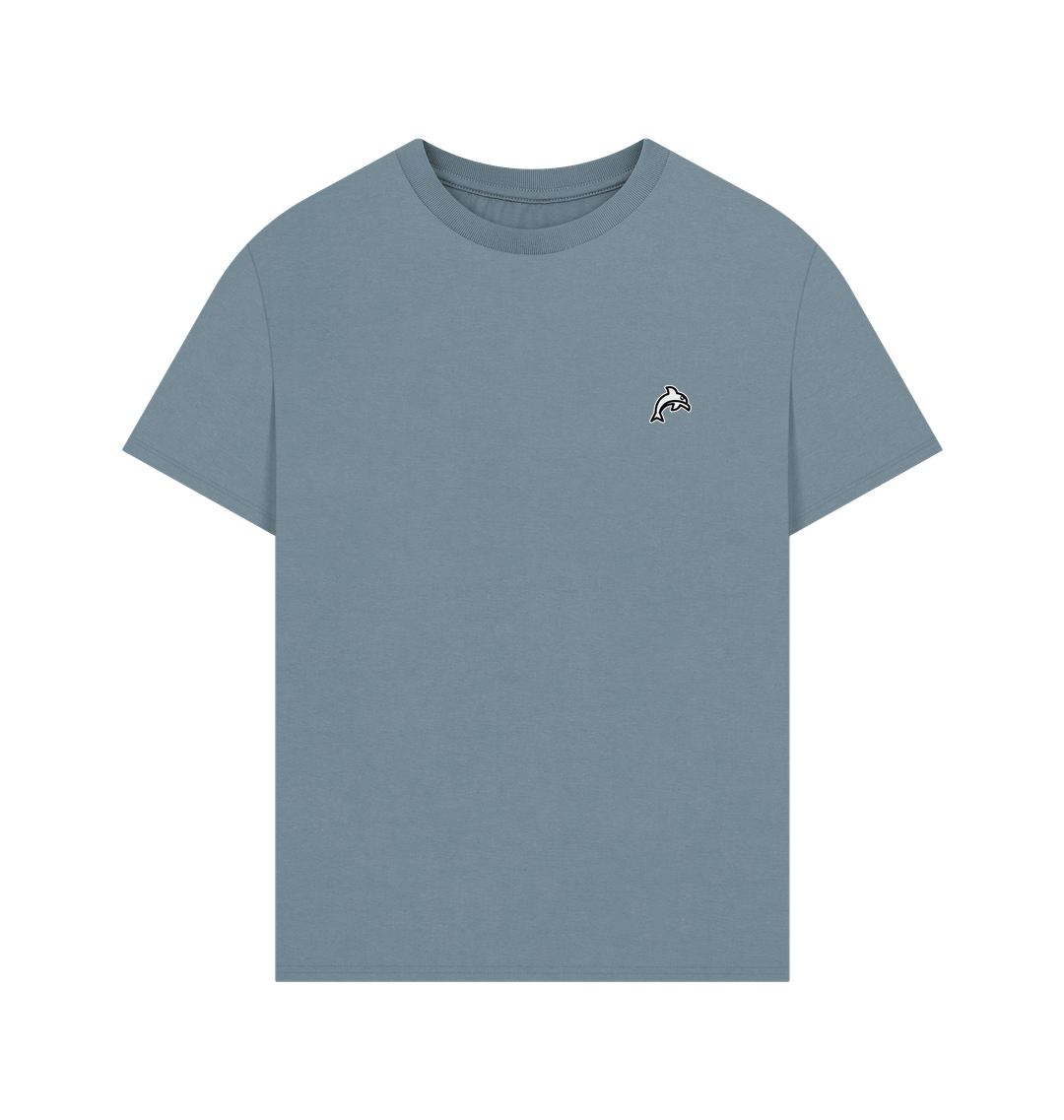 Stone Blue Printed T-shirt