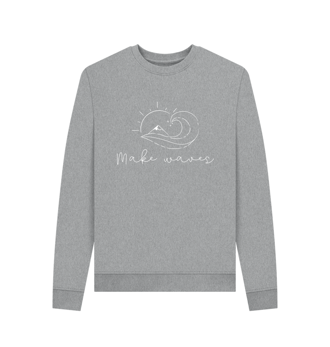 Light Heather Printed Sweater