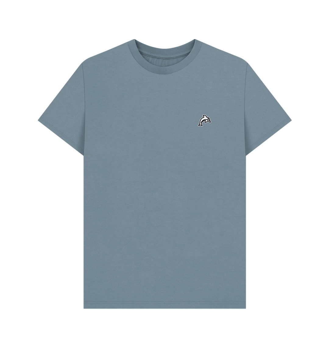 Stone Blue Printed T-shirt