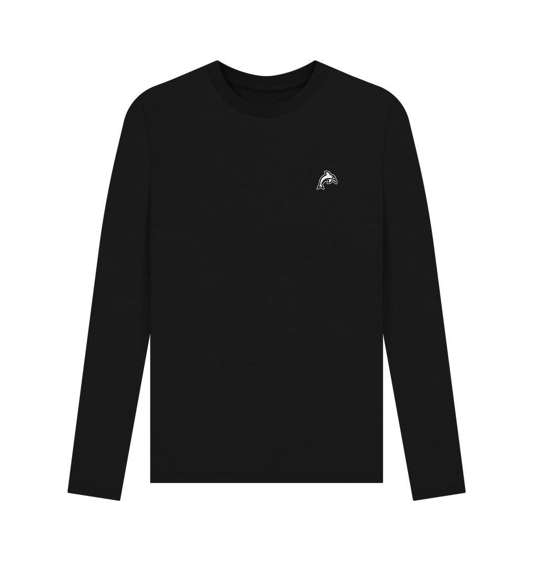 Black Printed Long Sleeve T Shirt