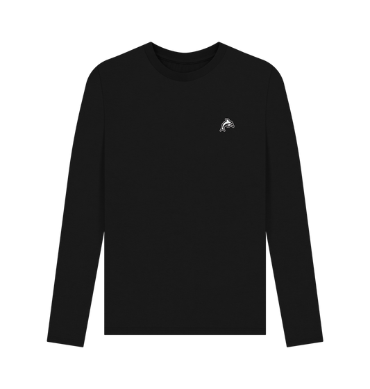 Black Printed Long Sleeve T Shirt