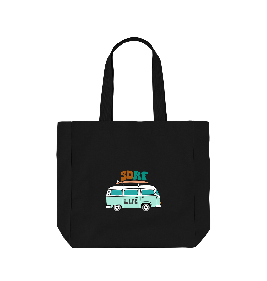 Black Printed Bag