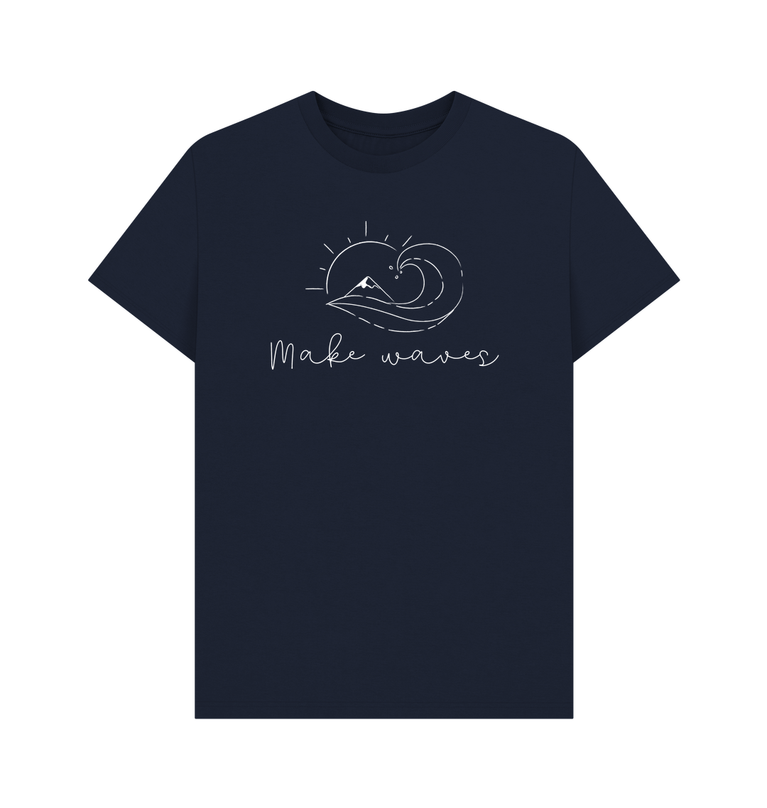 Navy Blue Printed T-shirt