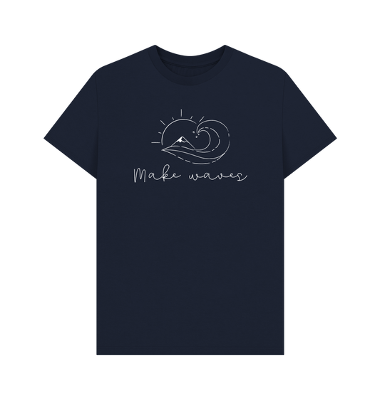 Navy Blue Printed T-shirt