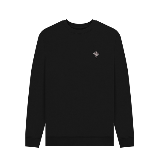 Black Printed Sweater