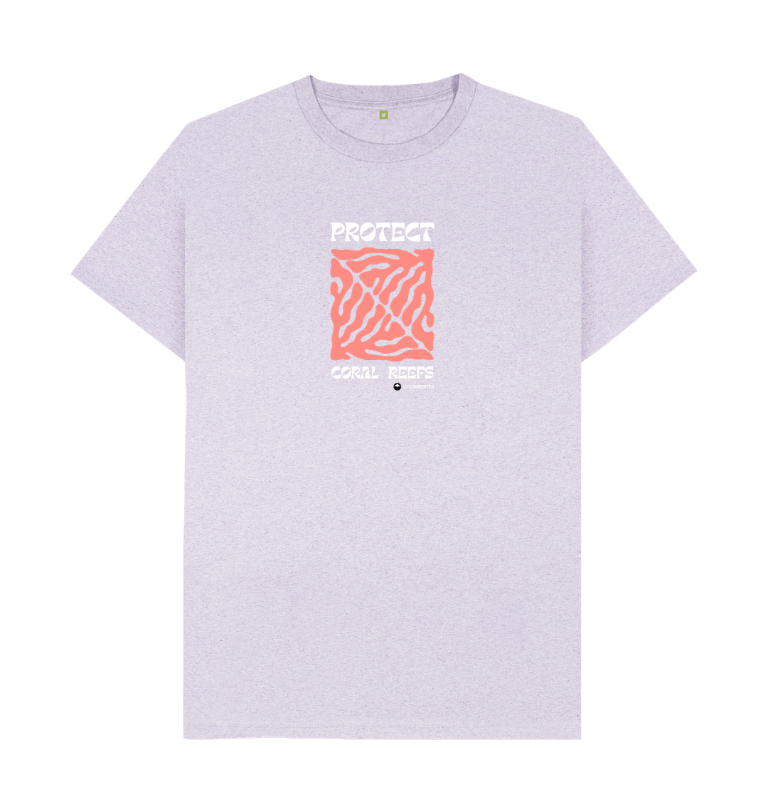 Light Purple Recycled Printed T-Shirt