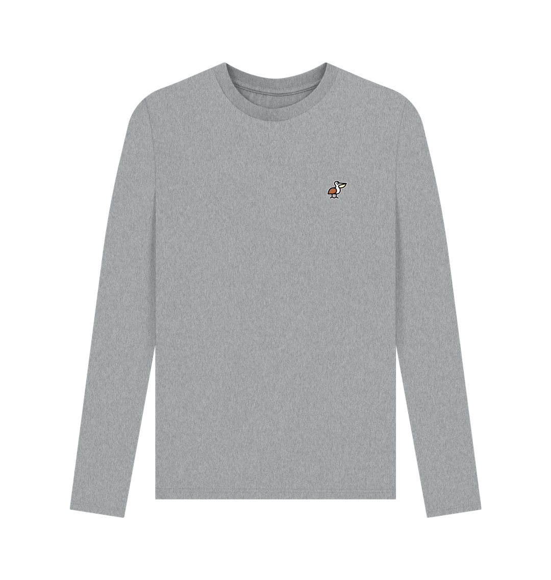 Athletic Grey Printed Long Sleeve T Shirt