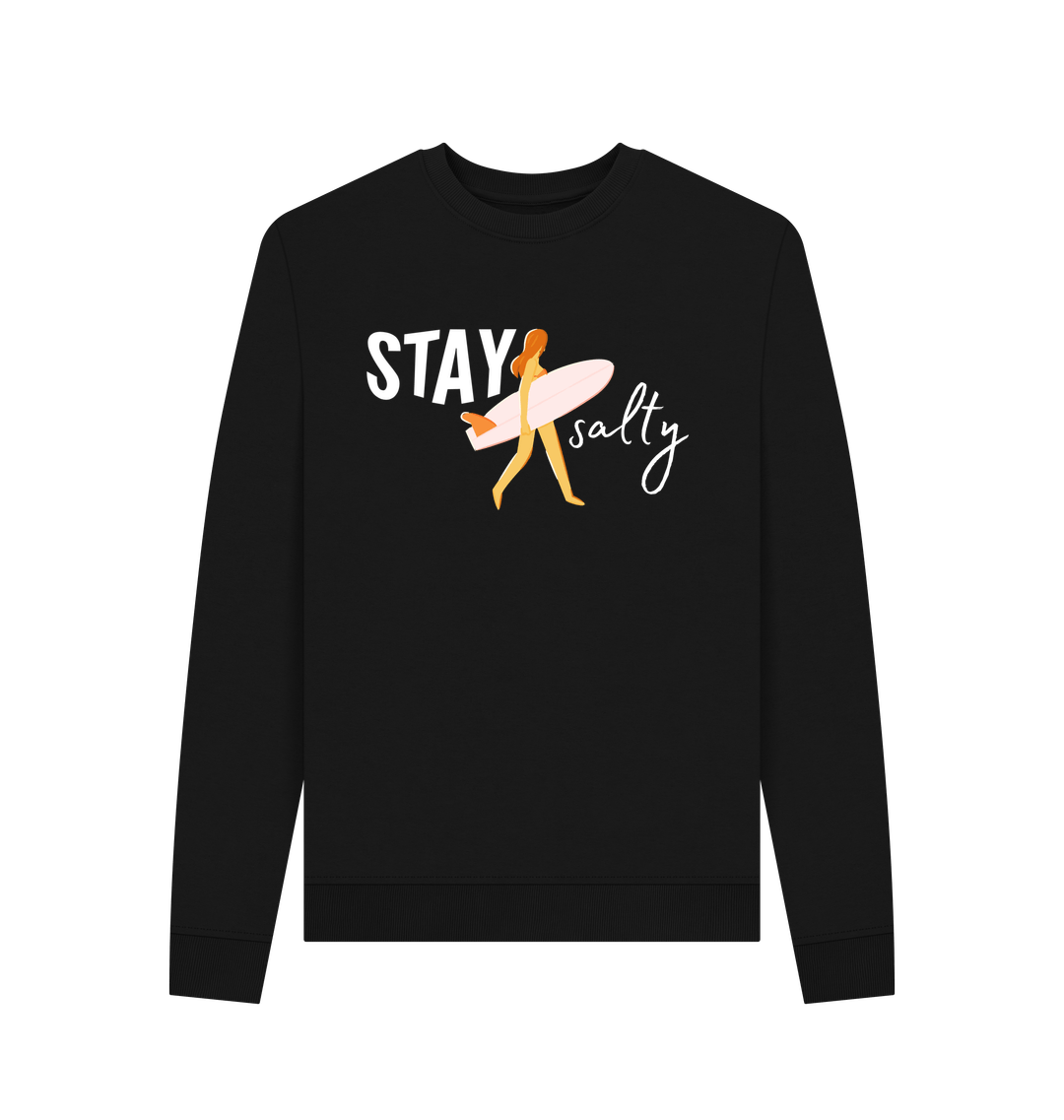 Black Printed Sweater