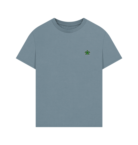 Stone Blue Printed T-shirt