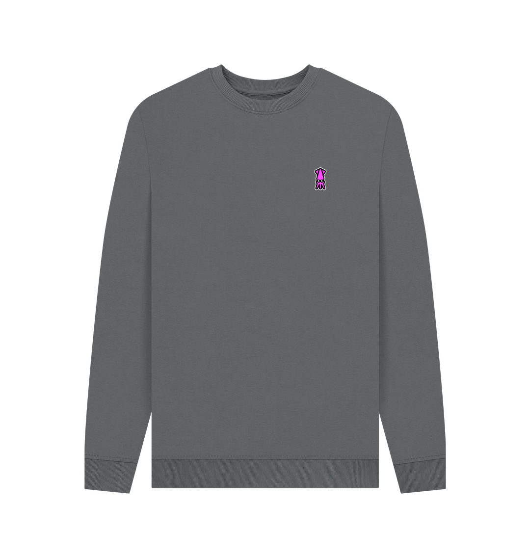 Slate Grey Printed Sweater