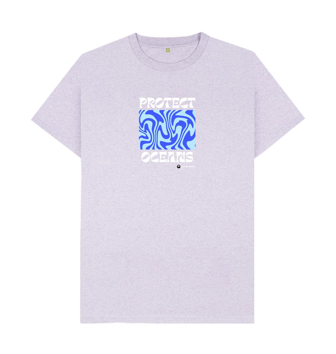 Light Purple Recycled Printed T-Shirt