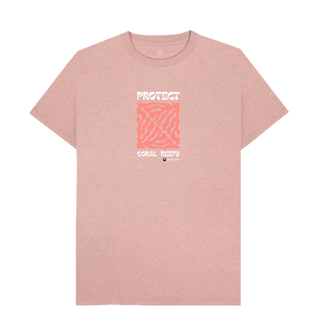 Sunset Pink Recycled Printed T-Shirt