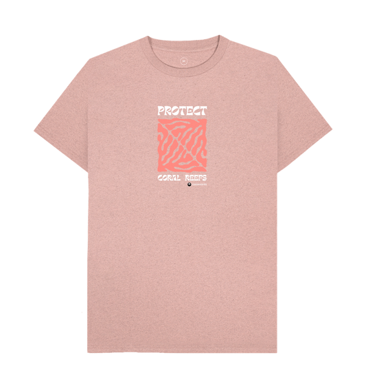 Sunset Pink Recycled Printed T-Shirt