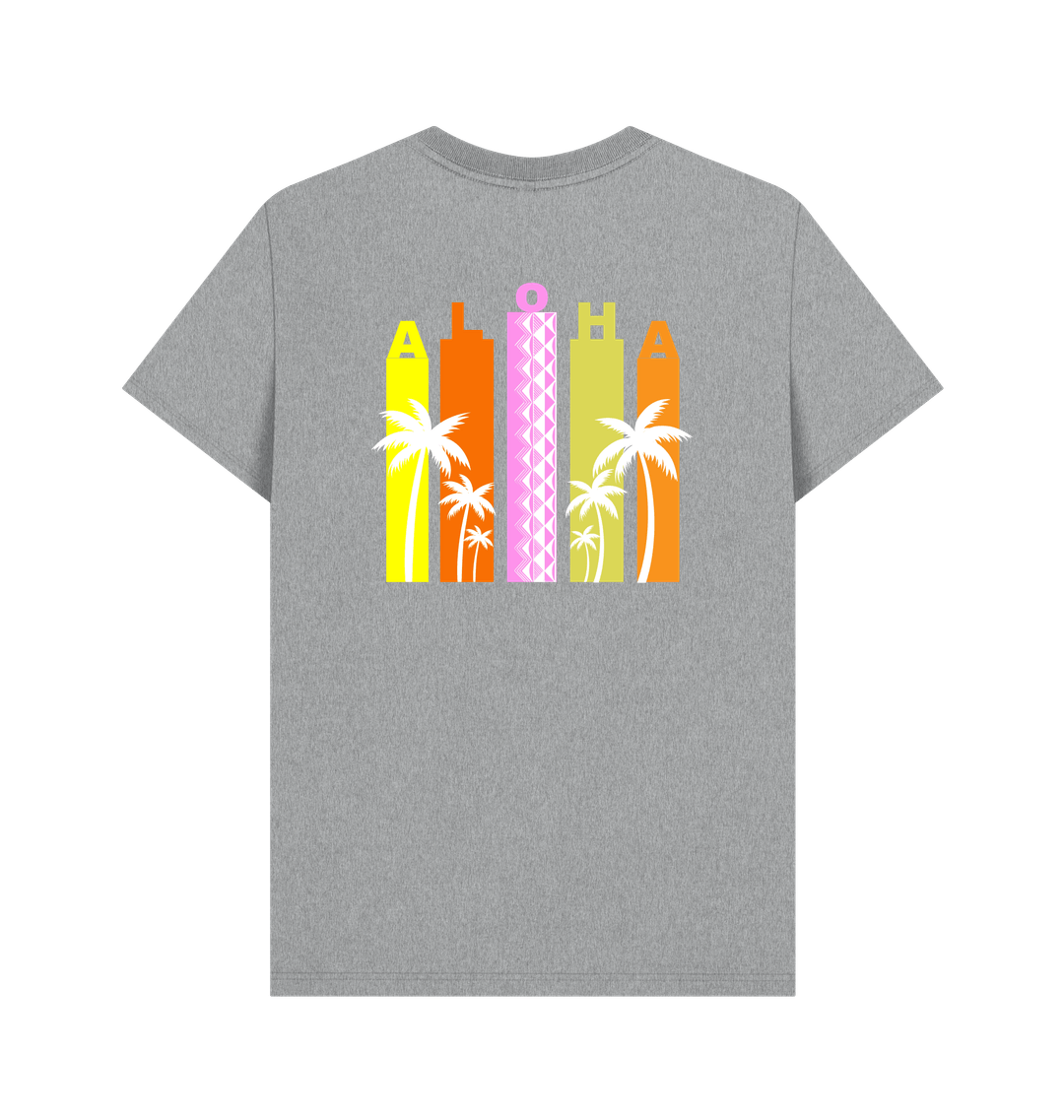 Athletic Grey Printed T-shirt