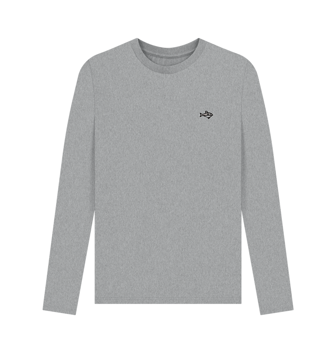 Athletic Grey Printed Long Sleeve T Shirt