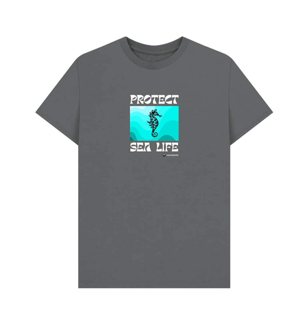 Slate Grey Printed T-shirt