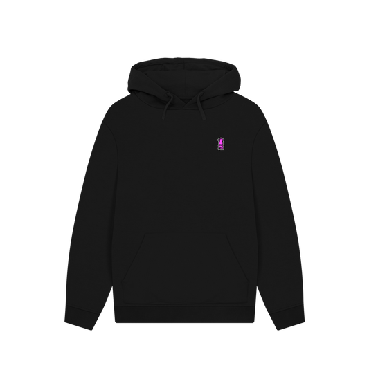 Black Printed Hoody