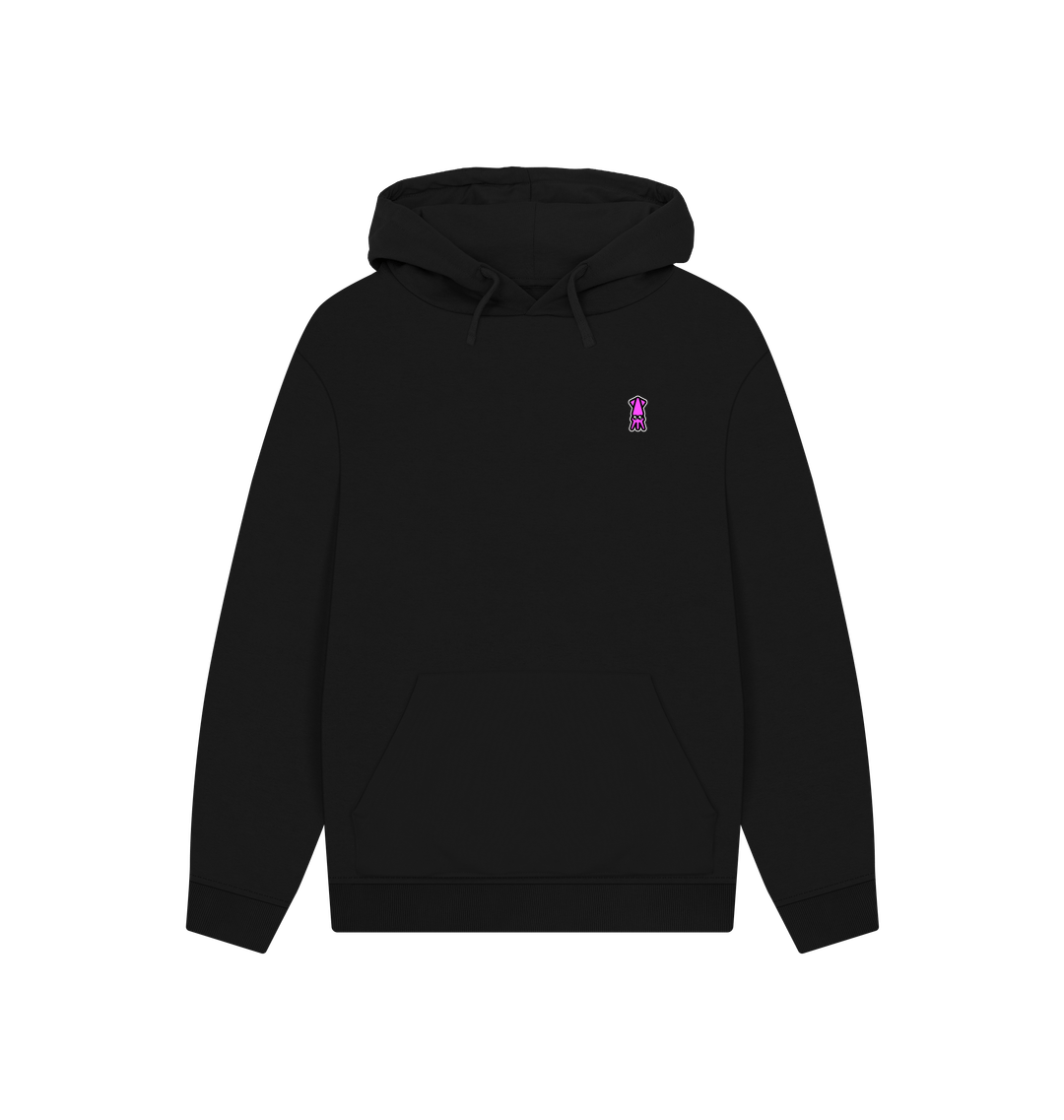 Black Printed Hoody