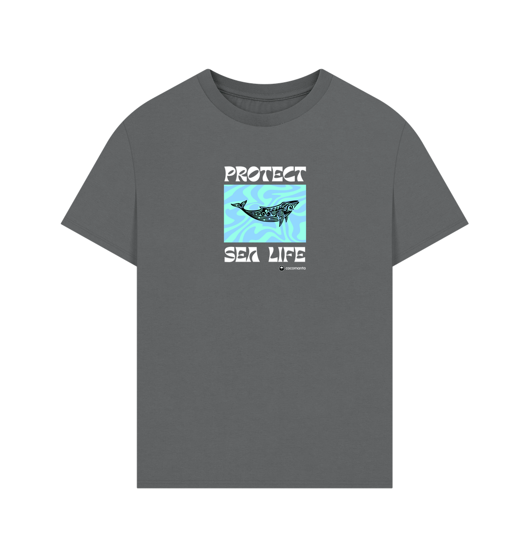 Slate Grey Printed T-shirt