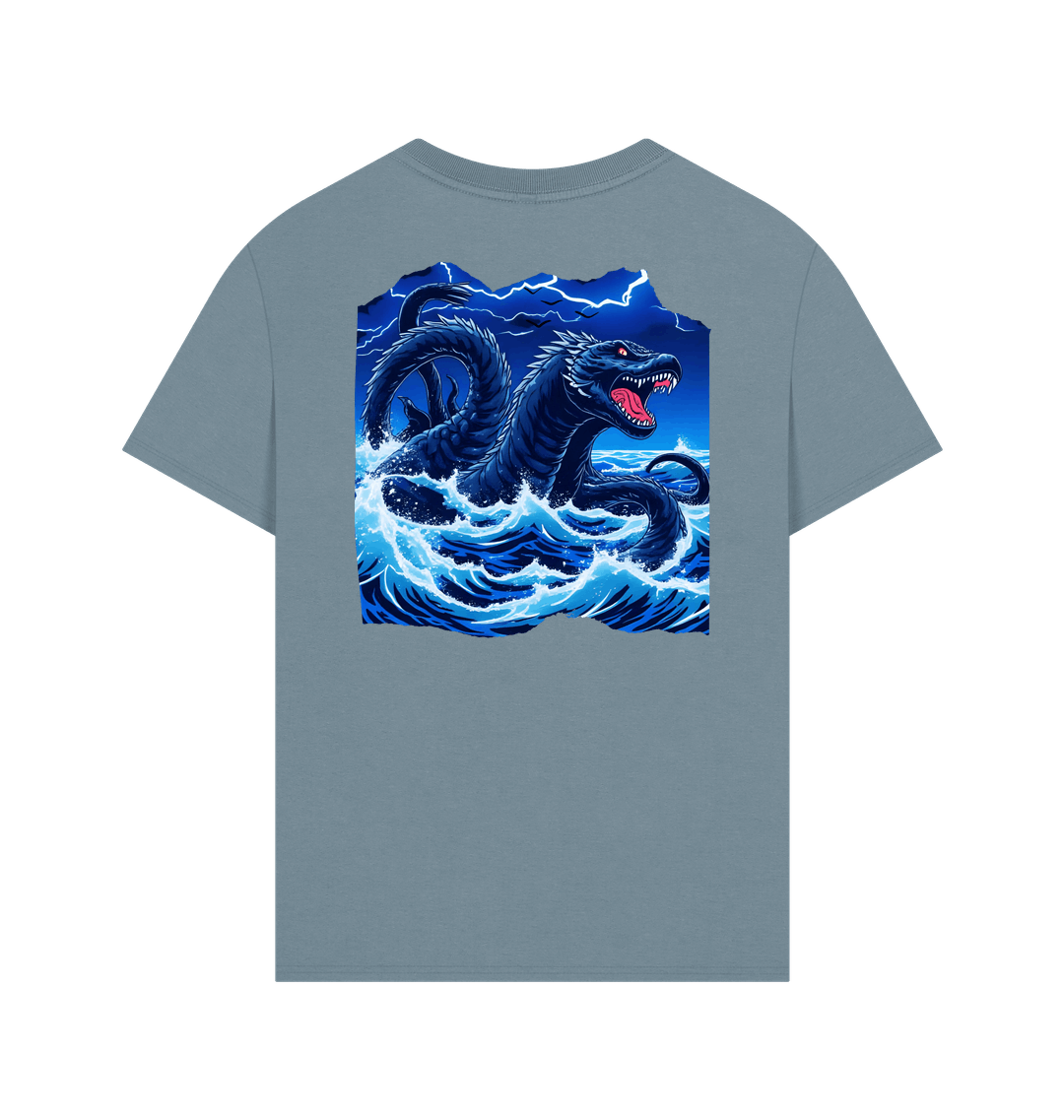 Stone Blue Printed T-shirt