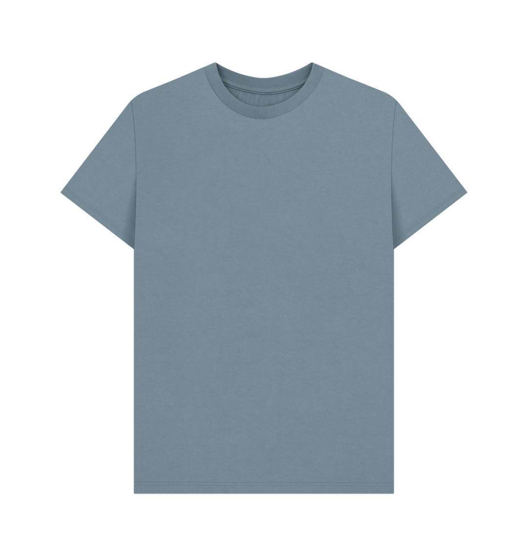 Stone Blue Printed T-shirt